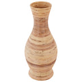 Vase décoratif en bambou pour embellissement intérieur - 20 x 20 x 40