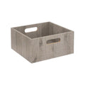 Boîte de rangement pour bureau en bois aggloméré - 30 x 30 x 15