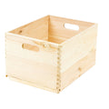 Boîte de rangement en bois pour organisation domestique - 30 x 20 x 15